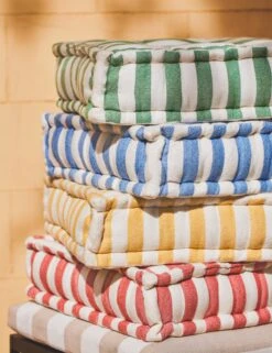 Sunday Indoor / Outdoor Box Pillow -Lulu Andgeorgia Shop Lulu and Georgia Pillow stacks 4118 Site Crop Lifestyle