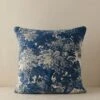 Ridge Edge Pillow By Scalamandre -Lulu Andgeorgia Shop Lulu and Georgia RidgeEdgePillow BlueShadow Square A0661221 860 Product