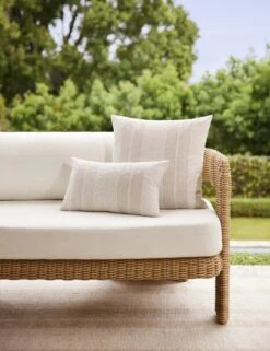 Leo Indoor / Outdoor Pillow By Sunbrella For Lulu And Georgia -Lulu Andgeorgia Shop Lulu and Georgia SSS OutdoorPillowsandThrows 1286 Recovered site crop Lifestyle