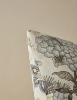 Shenyang Print Linen Pillow By Scalamandre -Lulu Andgeorgia Shop Lulu and Georgia ShenyangPrintLinenPillowbyScalamandre Parchment Square L0485494 649 Product