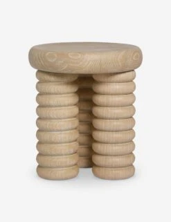 Sula Round Side Table -Lulu Andgeorgia Shop Lulu and Georgia SulaRoundSideTable WhiteWashedNatural A0659991 245 Product