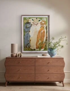 The Beacon Wall Art By Caroline Pinney -Lulu Andgeorgia Shop Lulu and Georgia TheBeaconbyCarolinePinney DeeTableLamp GracelynVase CoveTraybySin 3117 Lifestyle