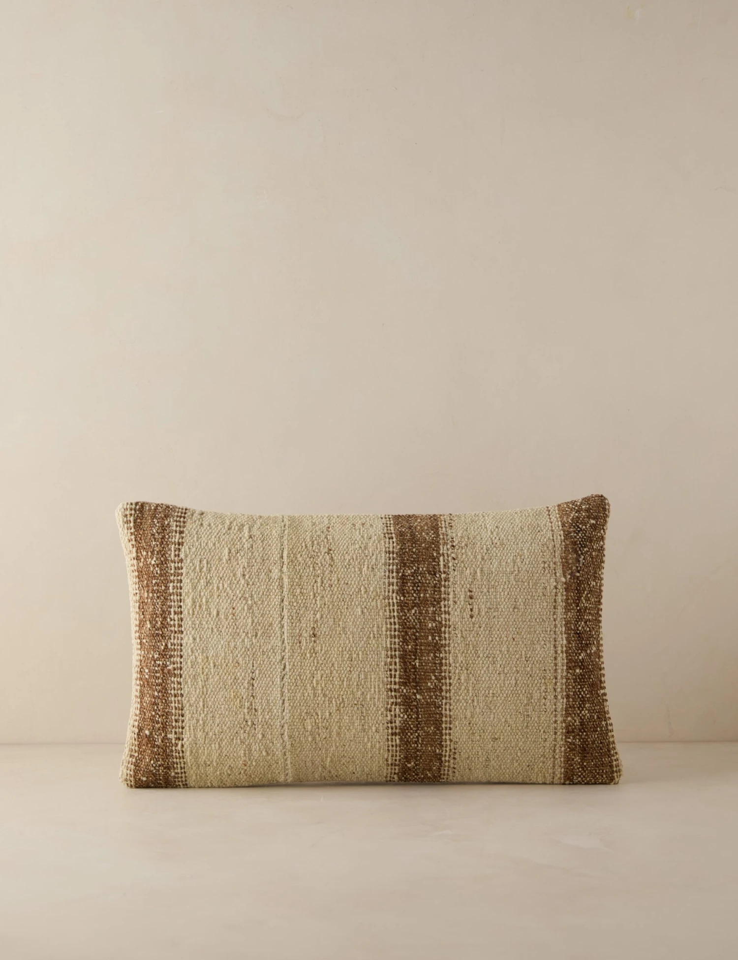 Vintage Lumbar Pillow No. 184, 12" X 20"