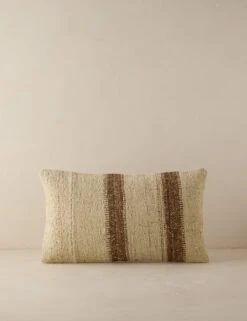 Vintage Lumbar Pillow No. 185, 12" X 20"