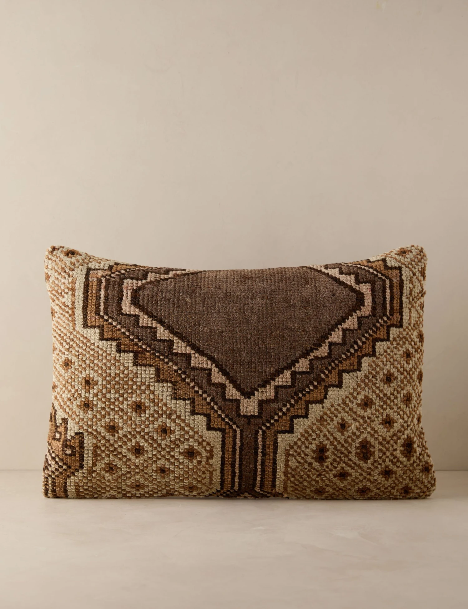 Vintage Lumbar Pillow No. 253, 16" X 24"