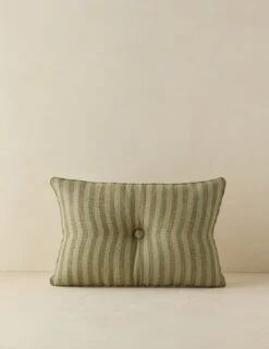 Welby Linen Pillow By Aimee Song -Lulu Andgeorgia Shop Lulu and Georgia WelbyLinenPillow Hunter Lumbar A0660456 643 Product