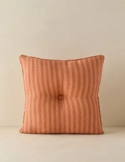 Welby Linen Pillow By Aimee Song -Lulu Andgeorgia Shop Lulu and Georgia WelbyLinenPillow Saffron 18 x18 A0660453 639 Product