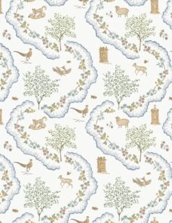 Wildflower Meadow Wallpaper By Sanderson -Lulu Andgeorgia Shop Lulu and Georgia WildflowerMeadow GoingGreen Sanderson 2 Product