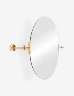 Melle Round Mirror -Lulu Andgeorgia Shop Lulu and Georgia aay001 detail profile Product