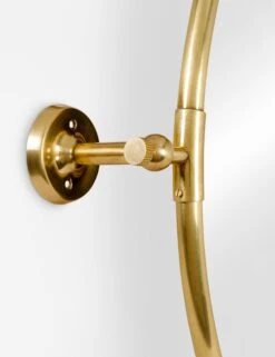 Caferro Round Mirror -Lulu Andgeorgia Shop Lulu and Georgia bun005 detail hardware Product