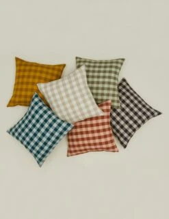 Essential Gingham Pillow By Hawkins New York -Lulu Andgeorgia Shop Lulu and Georgia essential gingham pillow family HNY.300.20.040.FAMILY lifestyle Product