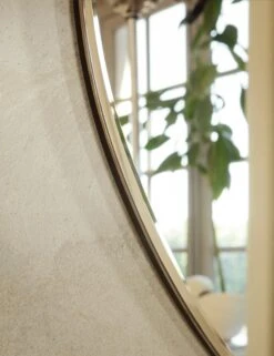 Pond Mirror By Ferm Living -Lulu Andgeorgia Shop Lulu and Georgia fermLIVING AW21 PondMirrorDarkChrome image lifestyle