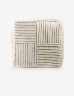 Holborn Square Pouf -Lulu Andgeorgia Shop Lulu and Georgia tupf001 detail top Product