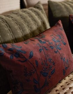 Carmine Velvet Pillow -Lulu Andgeorgia Shop Lulu and Georgia 9 PrimaryBedroom 0784 LIFESTYLE
