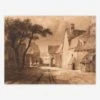 Study Of Old Buildings Print By Samuel Palmer -Lulu Andgeorgia Shop MUSBUI2418