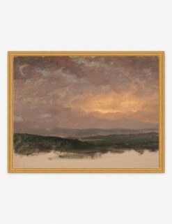 Sunset Over The Catskills Print -Lulu Andgeorgia Shop MUSCAT3224GS