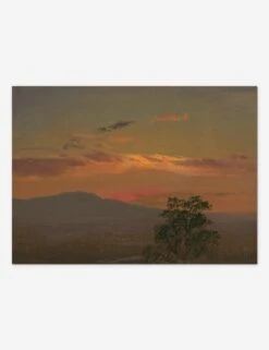 Landscape At Sunset, Hudson NY Print -Lulu Andgeorgia Shop MUSHUD4029