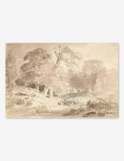 Rural Landscape In The Mark Brandenburg Print By Carl Blechen -Lulu Andgeorgia Shop MUSMAR2416