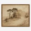 Landscape With Winding Road Print By Thomas Doughty -Lulu Andgeorgia Shop MUSWIN3024BGO