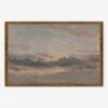 Yale, A Cloud Study, Sunset Print -Lulu Andgeorgia Shop MUSYAL2416BGO