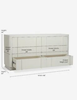 Merrit Dresser By Sarah Sherman Samuel -Lulu Andgeorgia Shop MerritDresser Ivory 3427 1