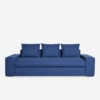 Nadine Sofa -Lulu Andgeorgia Shop NadineSofa96in BluePerformance 12775