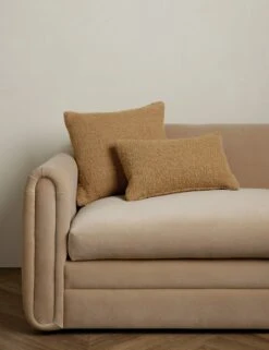 Nedda Boucle Pillow -Lulu Andgeorgia Shop NeddaPillowSibling Camel A0656261 Studio Lifestyle2