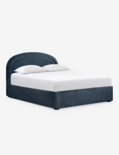 Newbery Platform Bed -Lulu Andgeorgia Shop NewberyPlatformBed BlueVelvet Queen L04731295027 Product