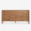 Norma 6-Drawer Dresser -Lulu Andgeorgia Shop Norma6 DrawerDresser Natural A0658352 Product 2588