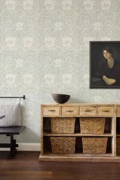 Morris & Co. Pure Honeysuckle & Tulip Wallpaper -Lulu Andgeorgia Shop O4A9927 withart 8121134b ad0d 4425 b061 50faa9068bf0