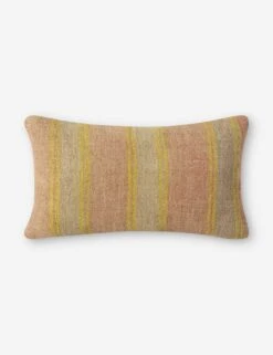 Vintage Lumbar Pillow No. 126, 12" X 20"