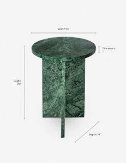 Biagio Round Side Table -Lulu Andgeorgia Shop PJ 1021 16 70 DIMS