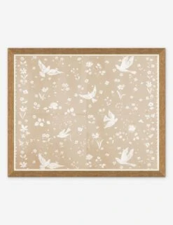 Birds And Flowers Print By Paule Marrot -Lulu Andgeorgia Shop PM LULU 23 0069D Product