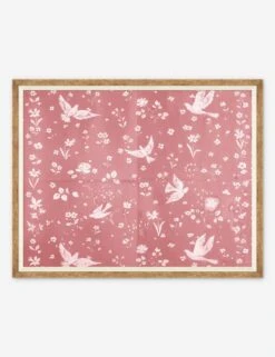 Birds And Flowers Print By Paule Marrot -Lulu Andgeorgia Shop PM LULU 23 0070B Product