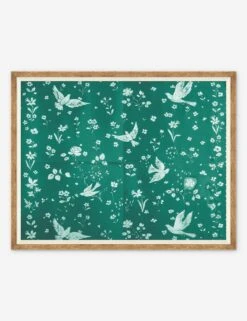 Birds And Flowers Print By Paule Marrot -Lulu Andgeorgia Shop PM LULU 23 0070C Product