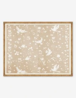 Birds And Flowers Print By Paule Marrot -Lulu Andgeorgia Shop PM LULU 23 0070D Product