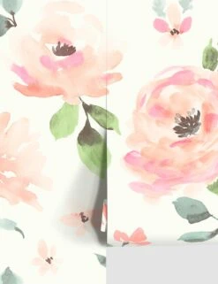 Watercolor Blooms Premium Peel + Stick Wallpaper