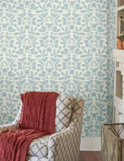 Sparrow And Oak Peel + Stick Wallpaper By Erin & Ben Co. -Lulu Andgeorgia Shop PSW1441RL F13SparrowandOak RS2