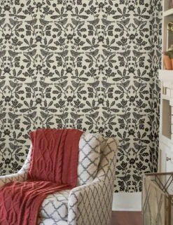 Sparrow And Oak Peel + Stick Wallpaper By Erin & Ben Co. -Lulu Andgeorgia Shop PSW1442RL F13SparrowandOak RS2