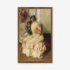 Pepilla And Her Daughter Wall Art By Joaquín Sorolla Y Bastida Gold -Lulu Andgeorgia Shop PepillatheGyspyandHerDaughterBronzeGoldFrame