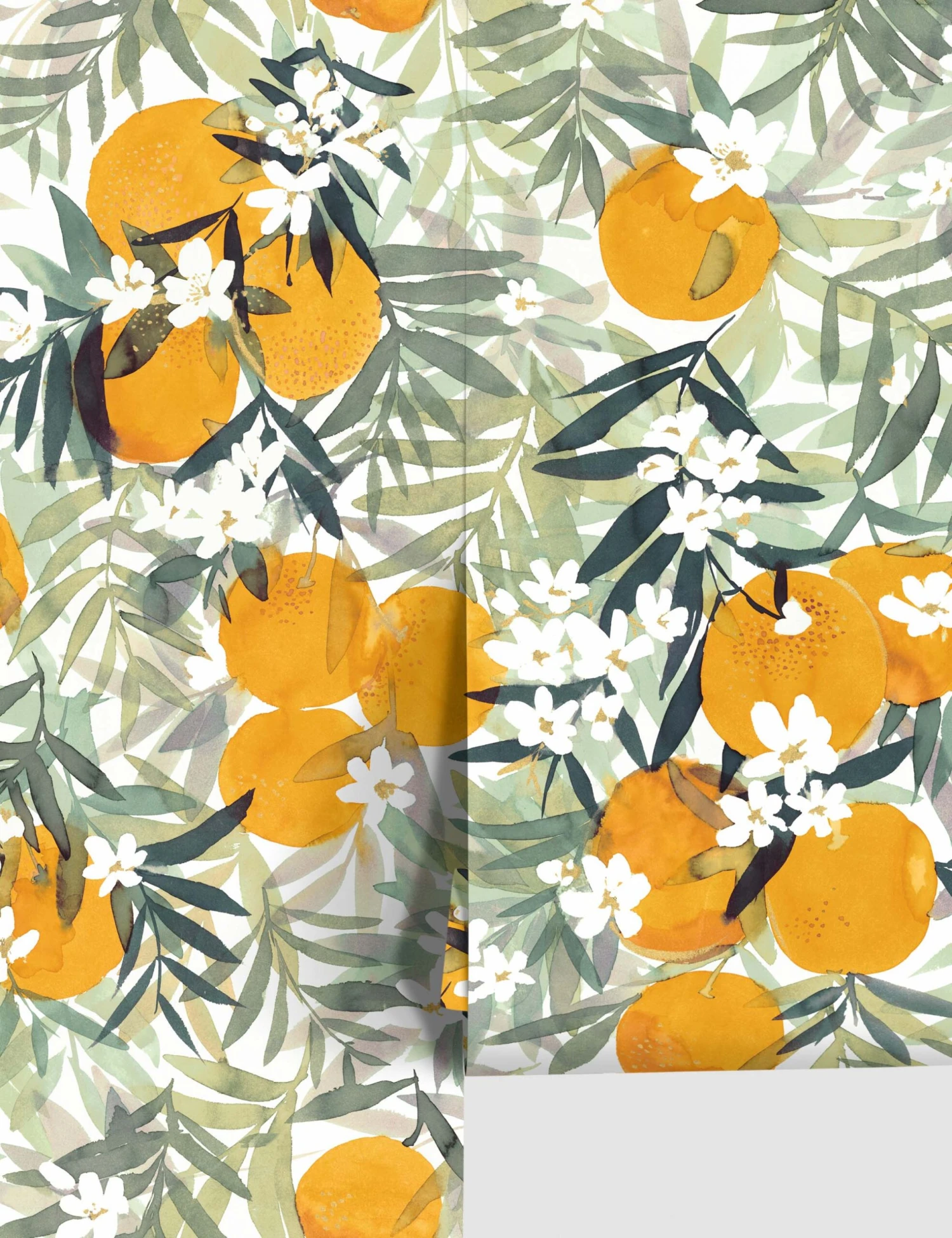Orange Blossom Peel + Stick Wallpaper 1 Orange Blossom Peel + Stick Wallpaper