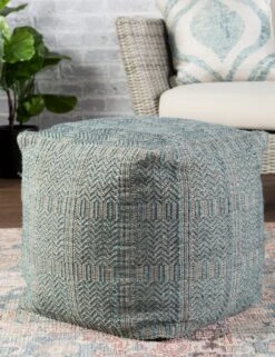 Tindra Indoor / Outdoor Pouf -Lulu Andgeorgia Shop RNK01 1
