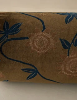 Royce Velvet Pillow -Lulu Andgeorgia Shop RoyceVelvetPillow Olive Bolster A0658535B3