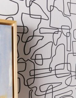 Saunders Wallpaper -Lulu Andgeorgia Shop SaundersWallpaperSwatch BlackandWhite 1470 SITECROP STUDIOLIFESTYLE