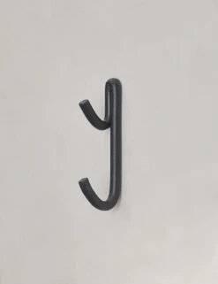 Leggy Long Wall Hook By SIN Ceramics -Lulu Andgeorgia Shop SinCeramicsLeggyLongWallHook Black 1673 SITECROP
