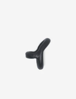 Olo Wall Hook By SIN Ceramics -Lulu Andgeorgia Shop SinCeramicsOloWallHook Black 5223