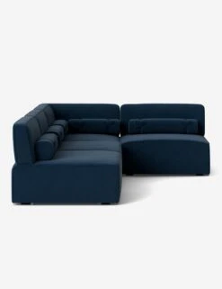 Solana Chaise Sectional Sofa By Eny Lee Parker -Lulu Andgeorgia Shop SolanaChaiseSectionalSofa BlueVelvet120 WithBolster L0469135 Side 3RAF