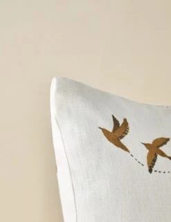 Sparrow Linen Pillow By Rylee + Cru -Lulu Andgeorgia Shop SparrowLinenPillowbyRylee Cru Rust Square A0659570B Product 0425