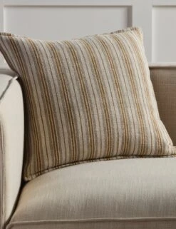 Baptiste Linen Pillow -Lulu Andgeorgia Shop TAN02 3