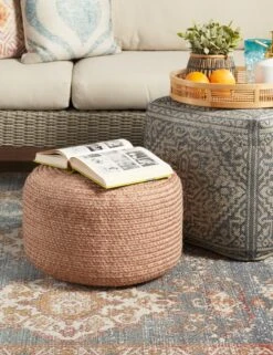 Ender Square Indoor / Outdoor Pouf -Lulu Andgeorgia Shop TDM01 2